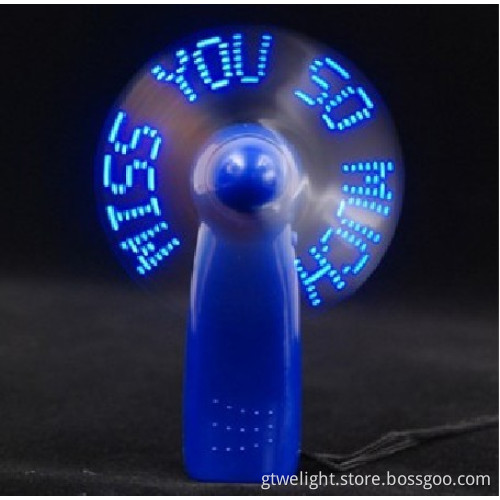 Wholesale LED Flashing Mini Fan 100PCS/Lot